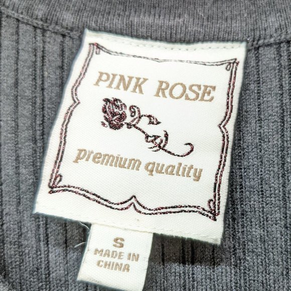 Pink Rose Dress Sweater Size Small - Picture 6 of 11